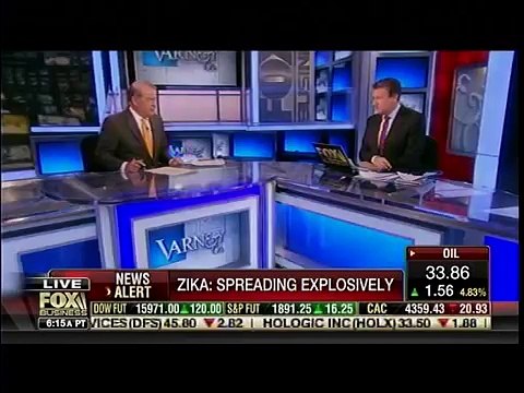 Zika Virus: Spreading Explosively - Stuart Varney (News World)