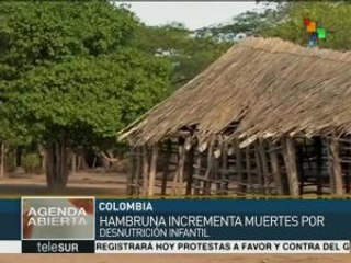 Muere otra niña indígena colombiana por inanición