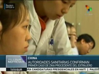 China confirma su primer caso de Zika