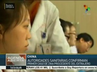 China confirma su primer caso de infección por Zika