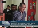 Guatemala: liberan a líderes comunitarios tras 3 años de cárcel
