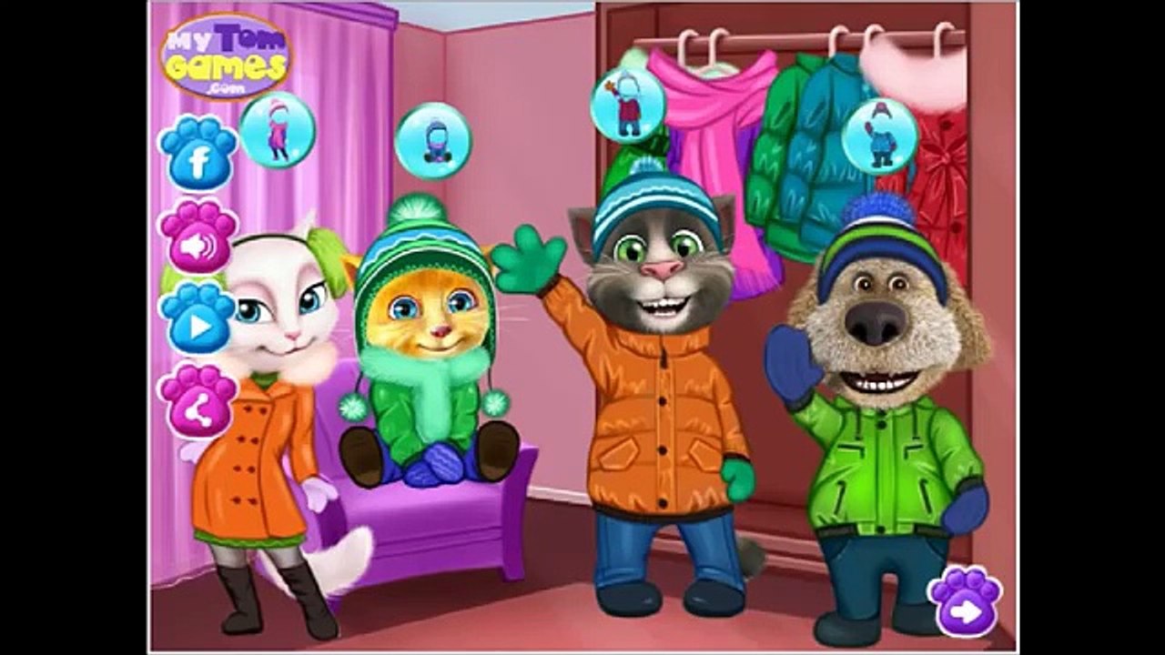 Tom And Angela Snow Ball Party - Talking Tom and Friends Games - Vidéo  Dailymotion