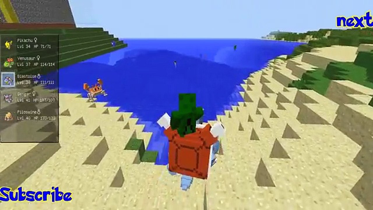 Minecraft Pokemon Mod! Pixelmon Ep # 24 SURFING BLASTOISE!