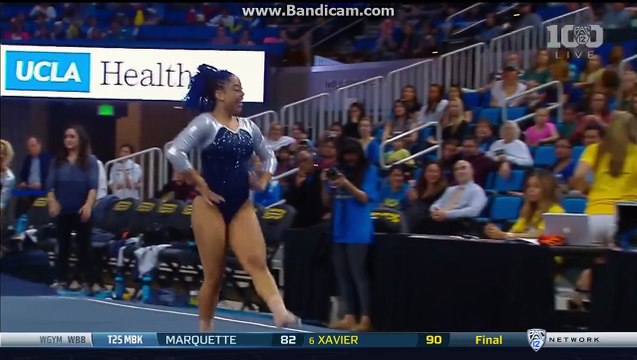 Com passos de hip hop e saltos incríveis, garota arrasa em apresentação de ginástica