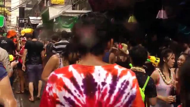 SONGKRAN WATER FESTIVAL BANGKOK 2015