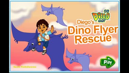 ❀Go Diego Go - Diegos Dino Flyer Rescue - cartoons games for kids 2015