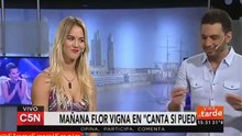 Video de Flor en C5N Con crop top CHIRETA!