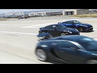 Comparison of Speed - Bugatti-Nissan and Porsche