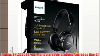 Philips SHL3265DG/00 - Auriculares de diadema cerrados tipo DJ (Binaurale micrófono plegables