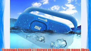 Pyle Surf Sound Party - Altavoz Bluetooth estéreo 2 en 1 (inalámbrico impermeable con micrófono