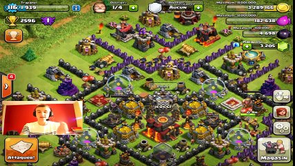 9 attaques de FARM en LIVE, en MUSIQUE et en MASTER! - Clash of Clans