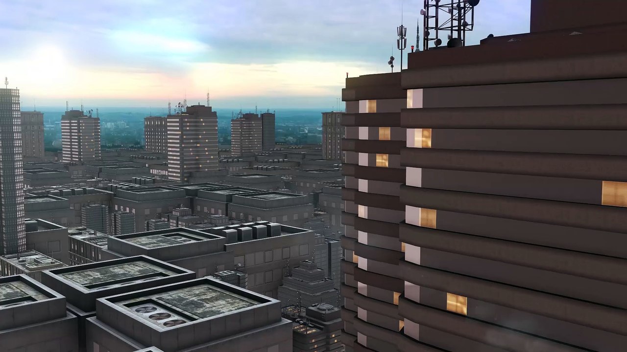 3D Building & Surface Logo Animation