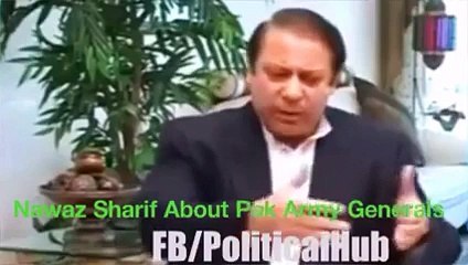 Nawaz Sharif Talinkg About Pak Army