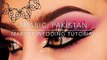 Arabic _ Pakistan Wedding Makeup Tutorial, Golden, Marsala, Purple - YouTube