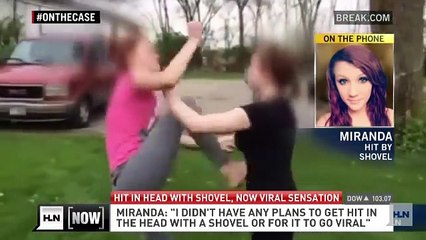 'Shovel girl' speaks out about viral video