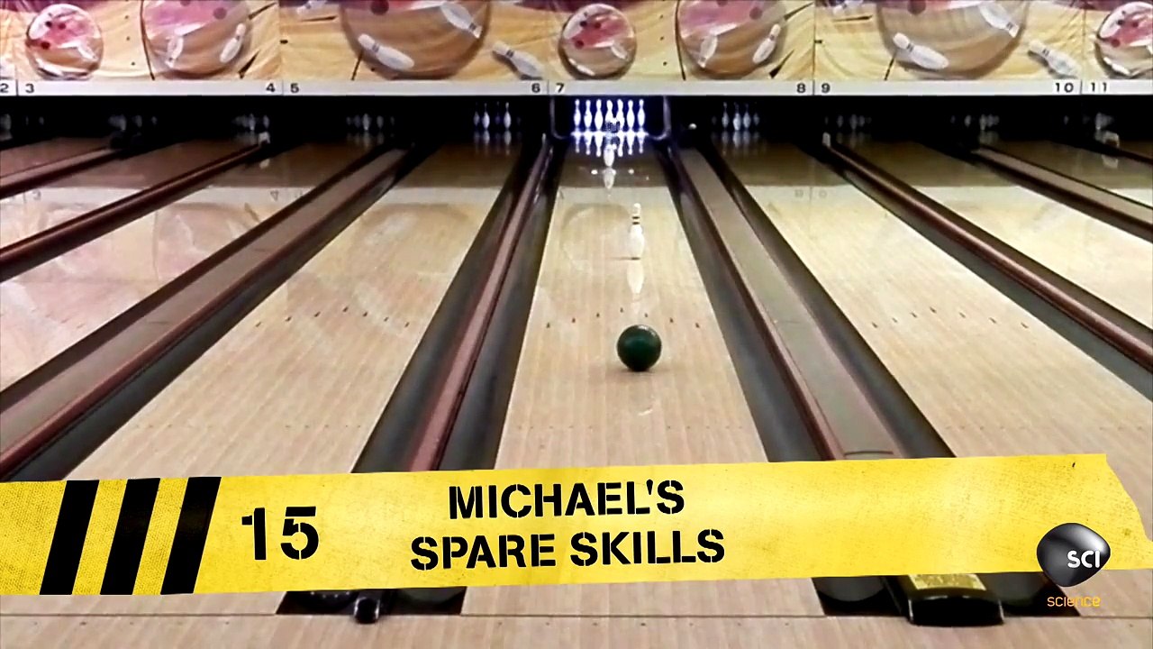 How Does This Bowling Trick Shot Work?