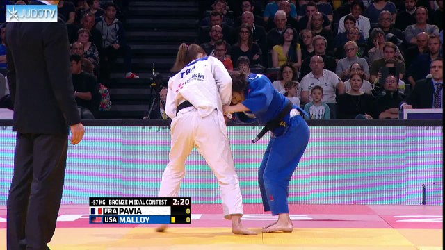 PGS2016 BRONZE -57kg : PAVIA (FRA) vs. MALLOY (USA)