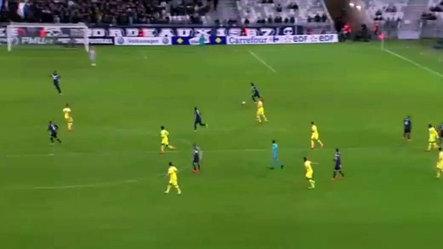 GOOAL Yacine Bammou Goal - 0-1 Bordeaux vs Nantes 10.02.2016 HD