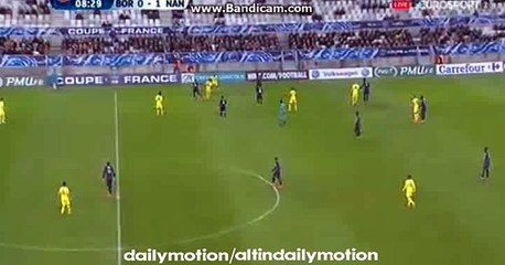Yacine Bammou Fantastic Goal - Bordeaux 0-1 Nantes - France Cup - 10.03.2016 HD