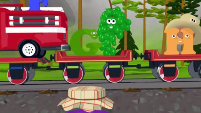 Развивающий мультфильм. Паровозик Шонни. Учим английский алфавит J.