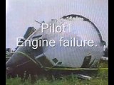 Plane Crash REAL pilot last words recording with voice record from the cockpit