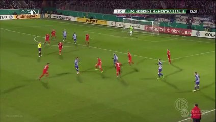 Vedad Ibisevic Goal - Heidenheim 1-1 Hertha BSC - DFB Pokal 10.02.2016