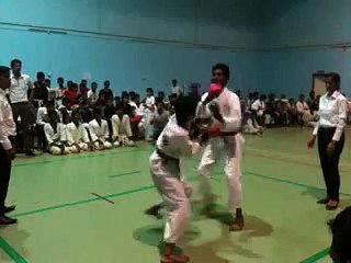 Karate full contact knock out fight