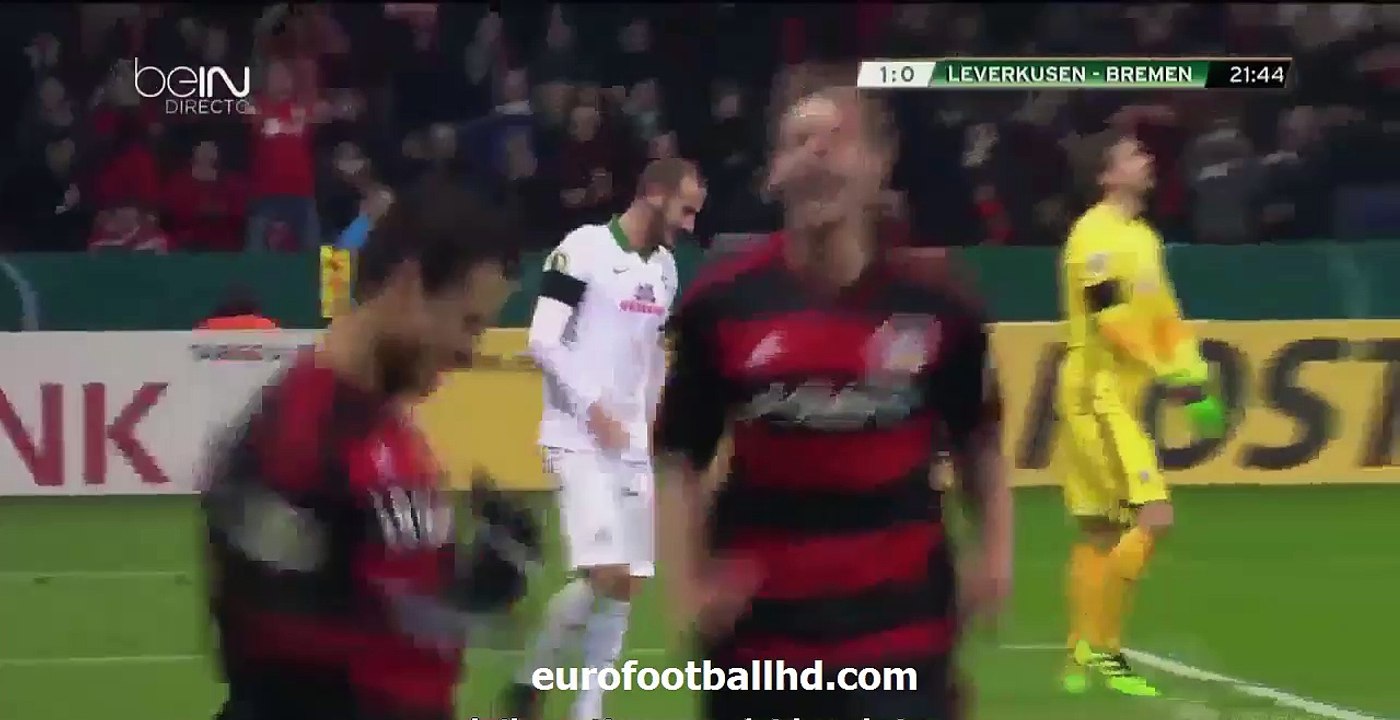 Bayer Leverkusen 1-3 Werder Bremen All Goals HD DFB Pokal 09.02.2016 HD