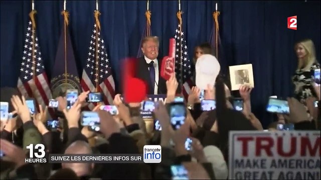 Primaires américaines : Donald Trump remporte le New Hampshire