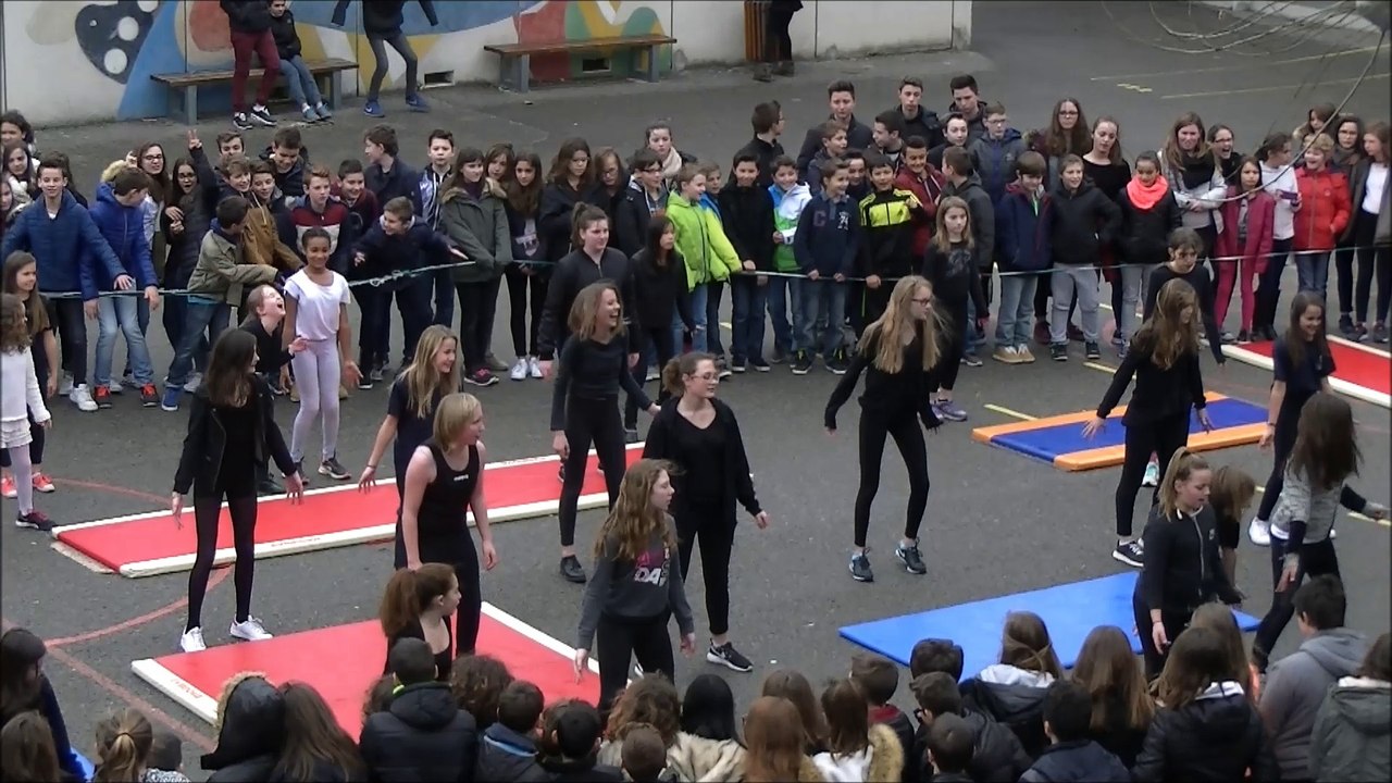 flashmob college  Marie Curie Tournon