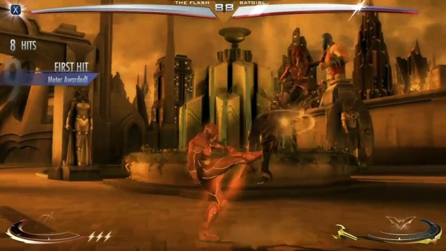 Injustice Gods Among Us Classic Battle Nightwing vs Bane