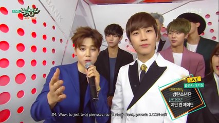 150501 Wywiad w Music Bank - polskie napisy (polish subs)