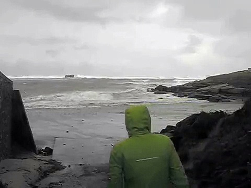 La peur de leurs sur la coté de Portsall
