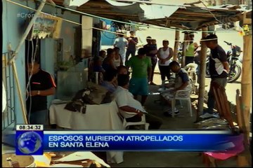 Crónica Viva – Una pareja de esposo fueron atropellados en la provincia de Santa Elena