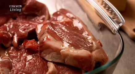 Lamm in Portweinsauce mit Bohnen und gerösteten Gnocci