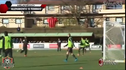 Milan training session 10.02.2016