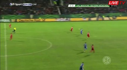 Simon Terodde Super Chance - 0-0 Bochum vs Bayern Munich 10.02.2016 HD