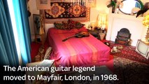 Im inneren Jimi Hendrix ist in London zu Hause