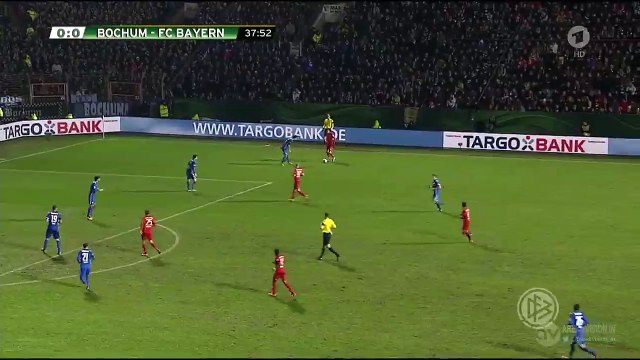 Robert Lewandowski Goal HD - VfL Bochum 0-1 Bayern München 10.02.2016 HD