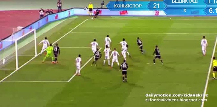 GOOOAL Cenk Tosun Goal HD - Besiktas 1-0 Konyaspor 10.02.2016 HD