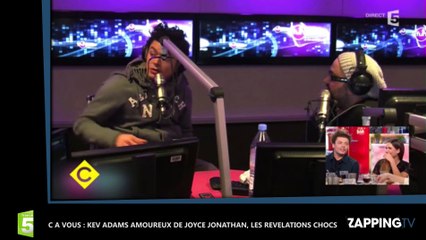 C à vous : Kev Adams assume devant Joyce Jonathan avoir été amoureux d'elle, malaise en plateau (vidéo)