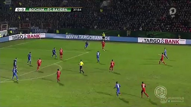 Robert Lewandowski Goal HD - VfL Bochum 0-1 Bayern München 10.02.2016