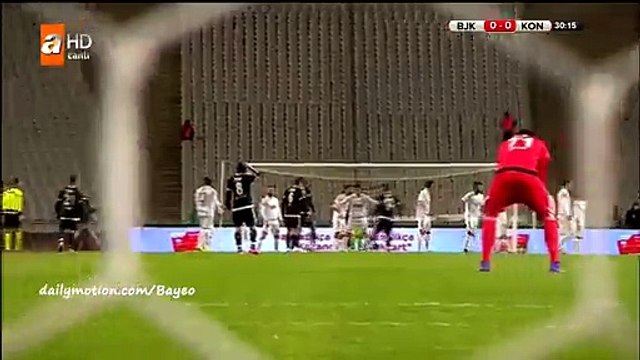 Cenk Tosun Goal HD - Besiktas 1-0 Konyaspor - 10-02-2016 Turkish Cup - Play Offs -