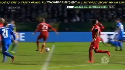 Robert Lewandowski Goal Bochum 0-1 Bayern Munchen