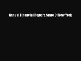 [PDF Download] Annual Financial Report State Of New York  Free PDF