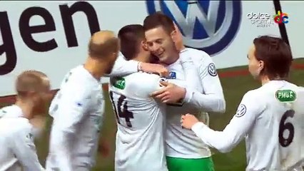 1-2 Neal Maupay Goal France  Coupe de France  Round 11 - 10.02.2016, Troyes AC 1-2 AS Saint-Étienne