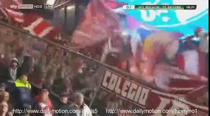 1st Half Highlights Bochum 0 - 1 Bayern DFB Pokal 10-2-2016