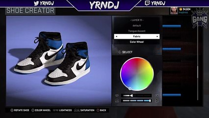 NBA 2K16| Shoe Creator: "FRAGMENT" 1's (1024p FULL HD)