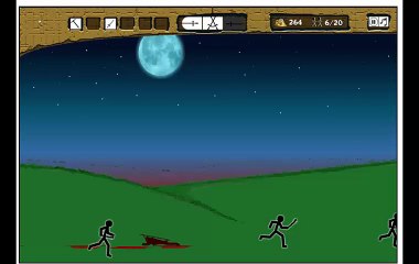 Stick Wars flash game playing