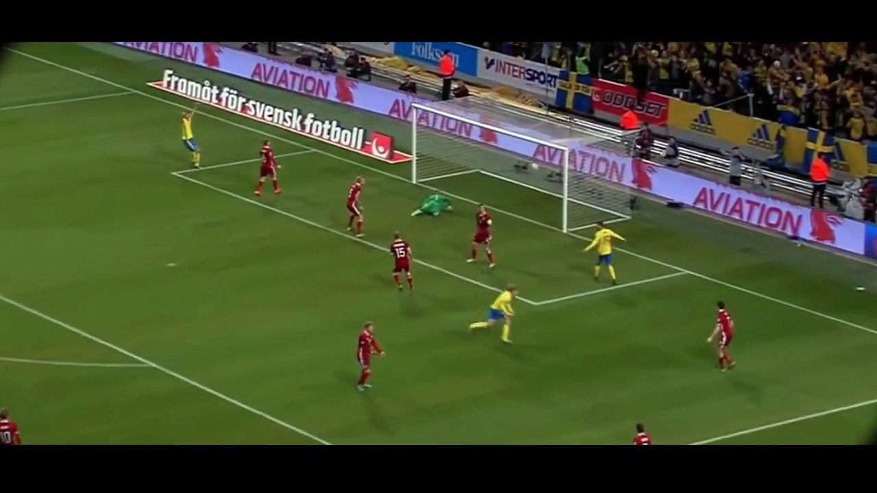 Sweden 2 1 Denmark 2015, Goals & Resume, UEFA EURO 2016 Qualifiers